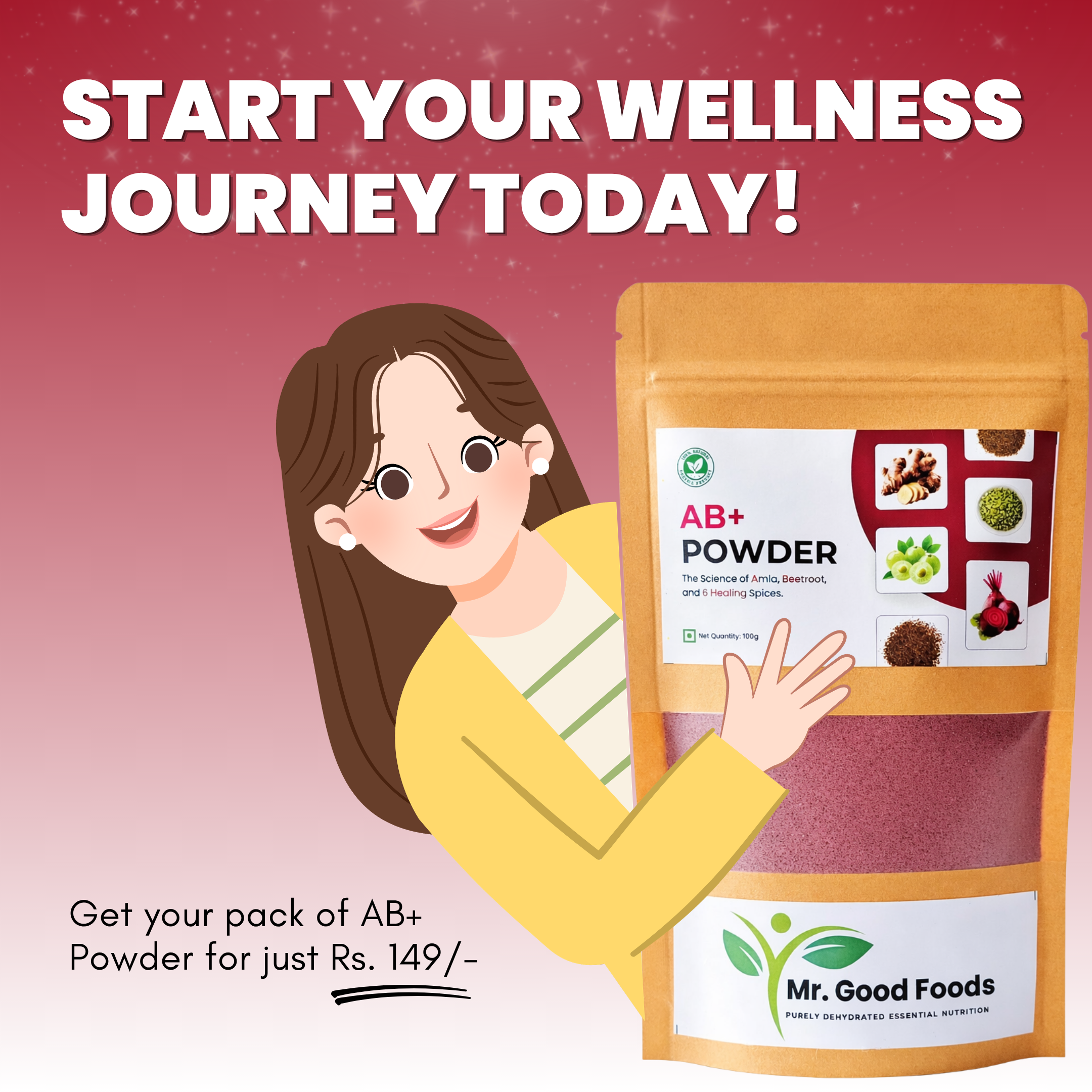 AB+ Powder -  Digestive & Immunity Synergy Blend