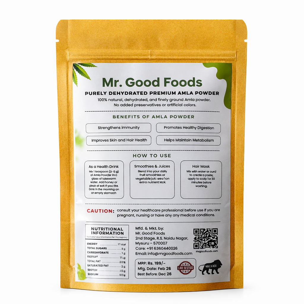 Premium Amla Powder: The Ultimate Immunity Booster (150 g) – Save ₹35!