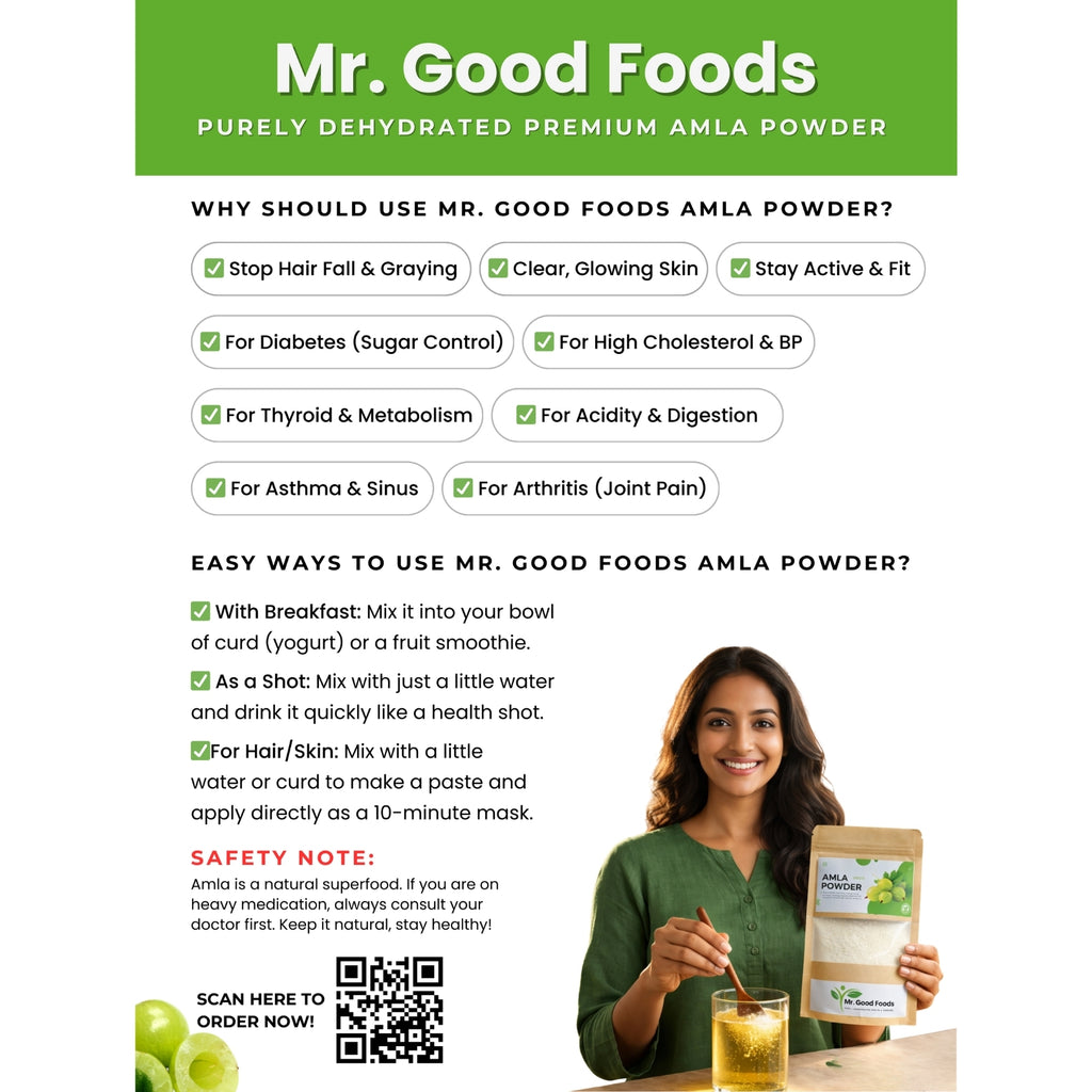 Premium Amla Powder: The Ultimate Immunity Booster (150 g) – Save ₹35!